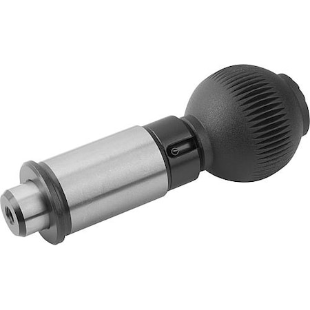 Kipp Precision indexing plunger with cylindrical pin, Style B, locking vers K0361.125